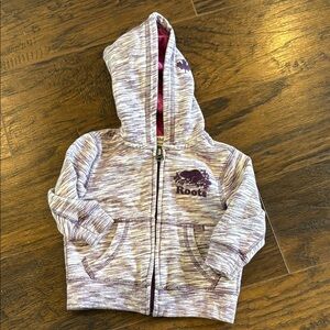 Roots Purple Cozy Zip-Up Hoodie